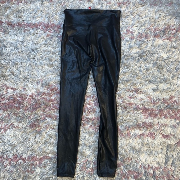 Spanx faux leather leggings S - Picture 3 of 4